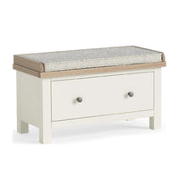 Meadow Brook Oak Bench with Drawer