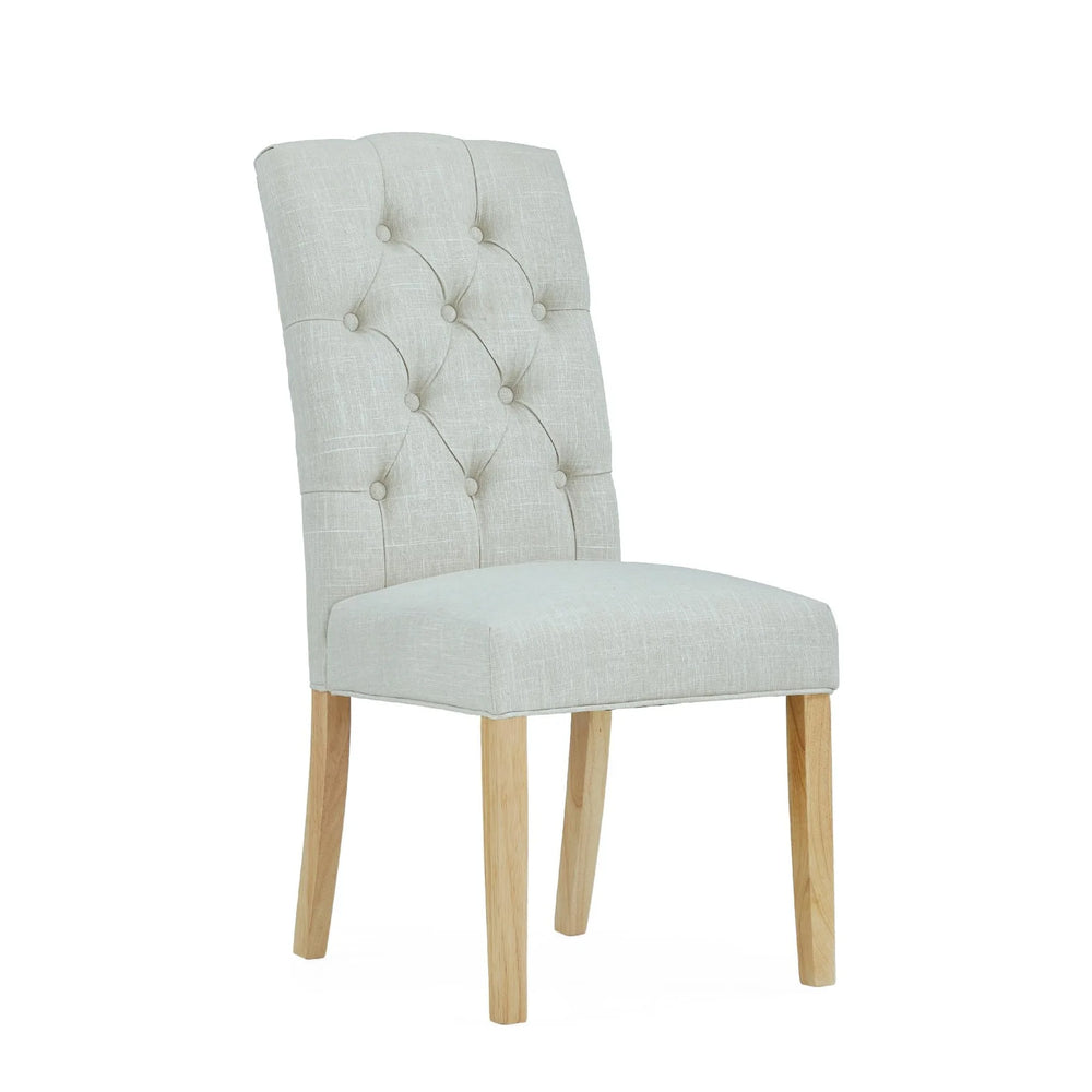 Bordeaux Button Back Natural Chair