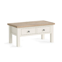Meadow Brook Oak Coffee Table with Drawer