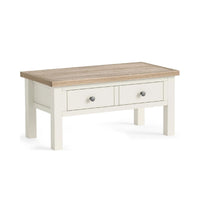 Meadow Brook Oak Coffee Table with Drawer