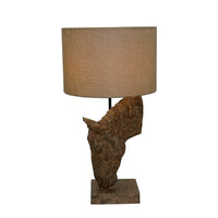 Delia Horse Lamp with Shade
