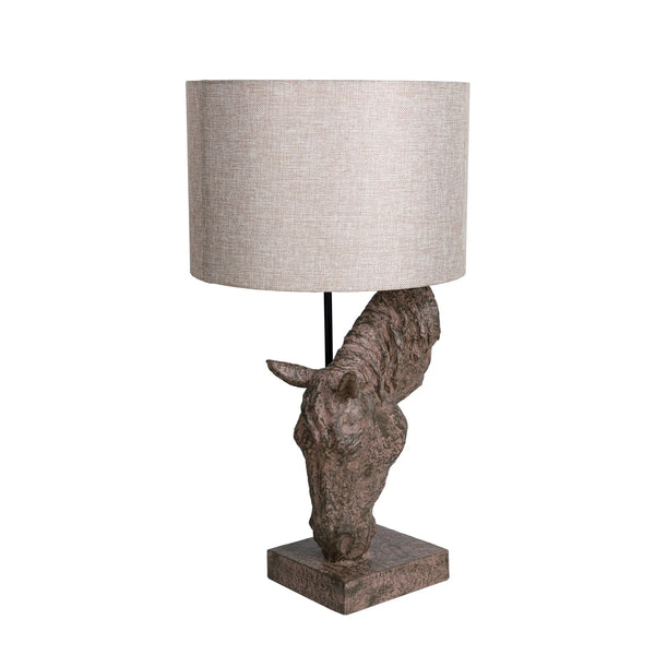 Delia Horse Lamp with Shade