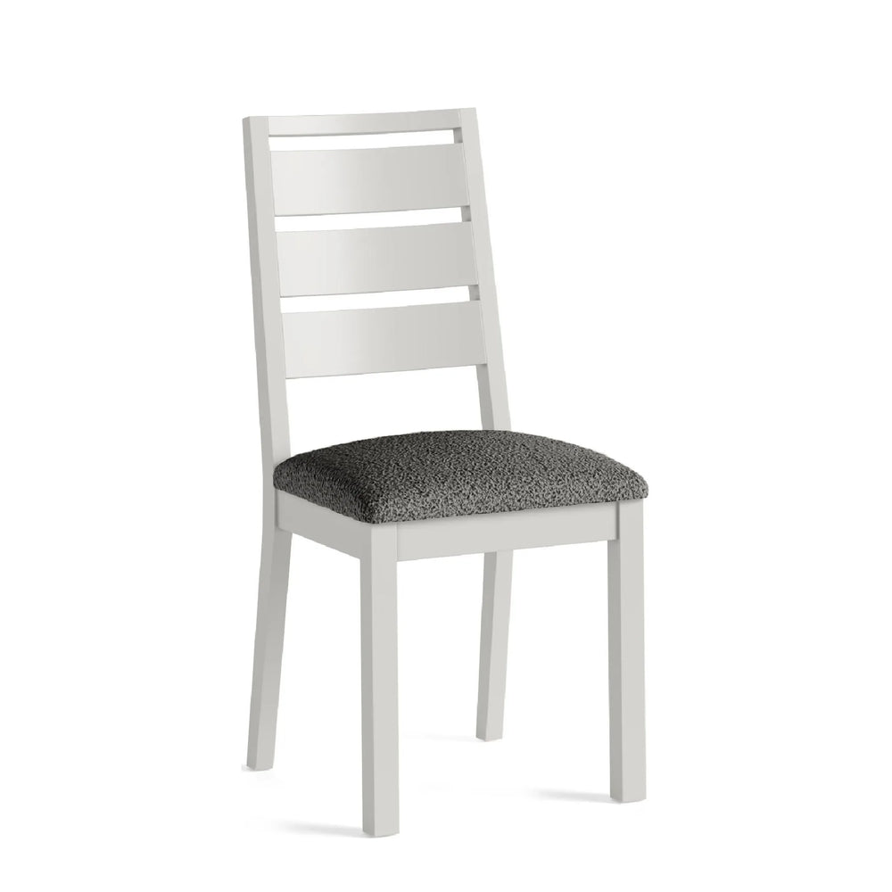 Meadow Brook Oak Dining Chair - Boucle Grey