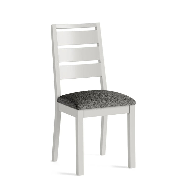 Meadow Brook Oak Dining Chair - Boucle Grey