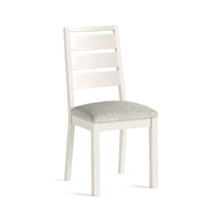 Meadow Brook Oak Dining Chair - Boucle White