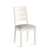 Meadow Brook Oak Dining Chair - Boucle White