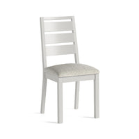 Meadow Brook Oak Dining Chair - Boucle White
