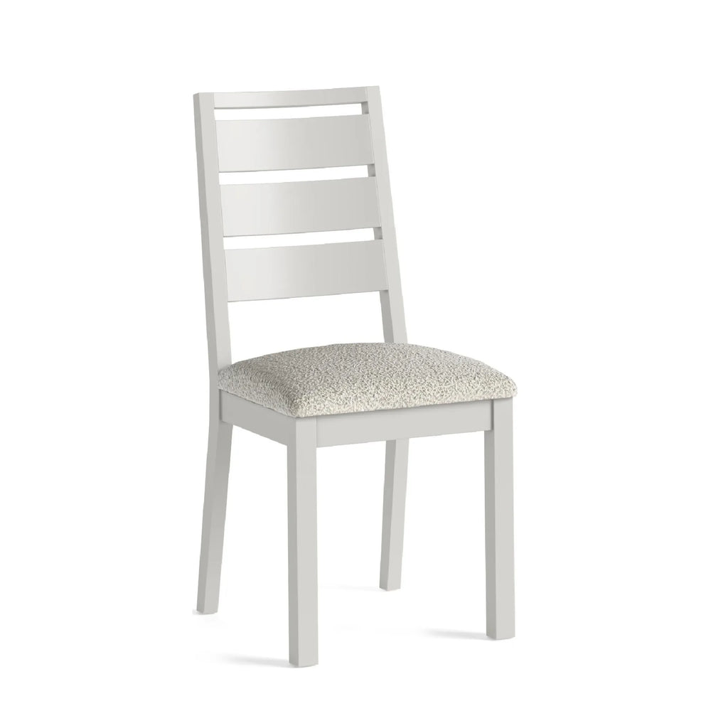 Meadow Brook Oak Dining Chair - Boucle White