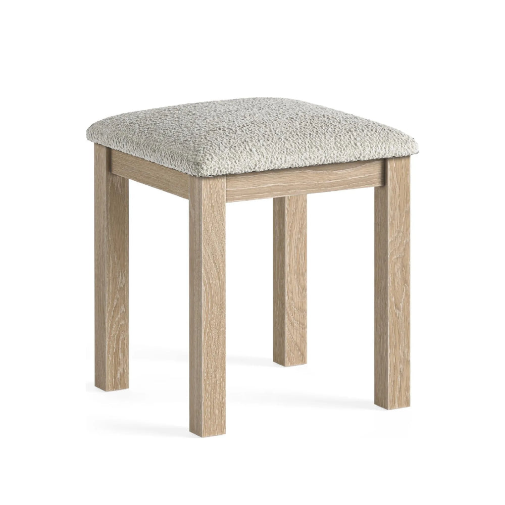 Meadow Brook Oak Dressing Table Stool