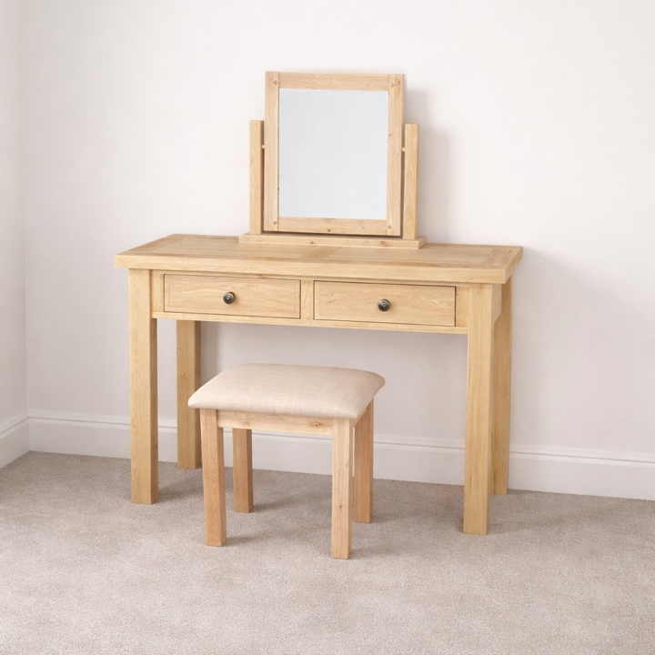 Francis Solid Oak Dressing Table