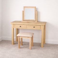 Francis Solid Oak Dressing Table