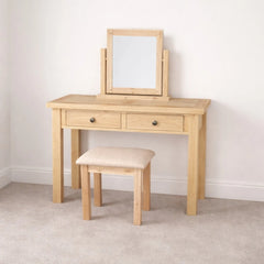 Francis Solid Oak Dressing Table