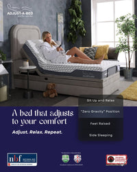 Adjust-a-bed 3ft6 Large Single Nova Mattress for an Adjustable Bed