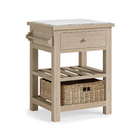 Meadow Brook Oak Small Kitchen Island