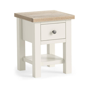 Meadow Brook Oak Lamp Table with Shelf