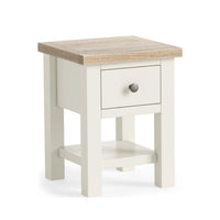Meadow Brook Oak Lamp Table with Shelf