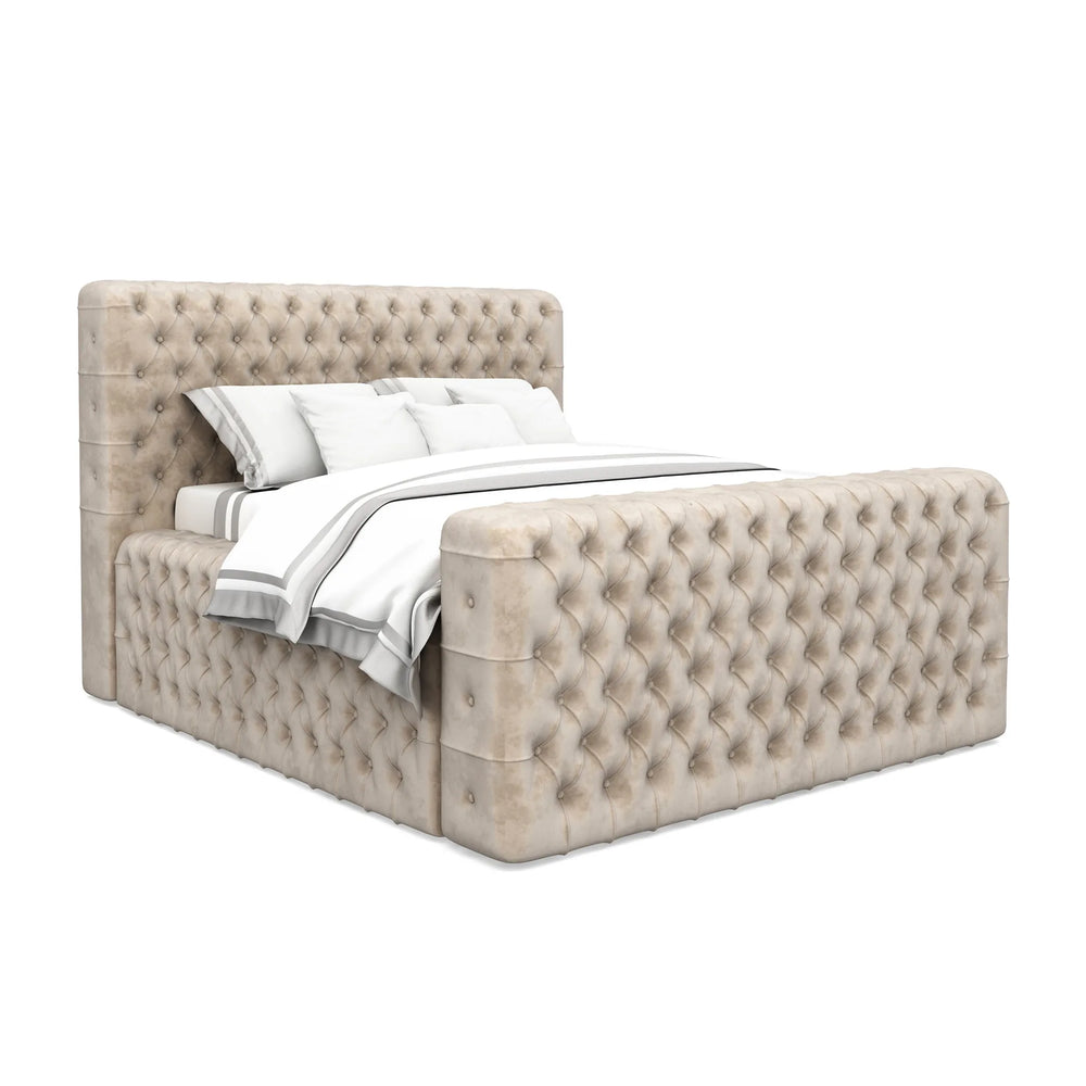 Caracus Upholstered 4ft Small Double Bed Frame