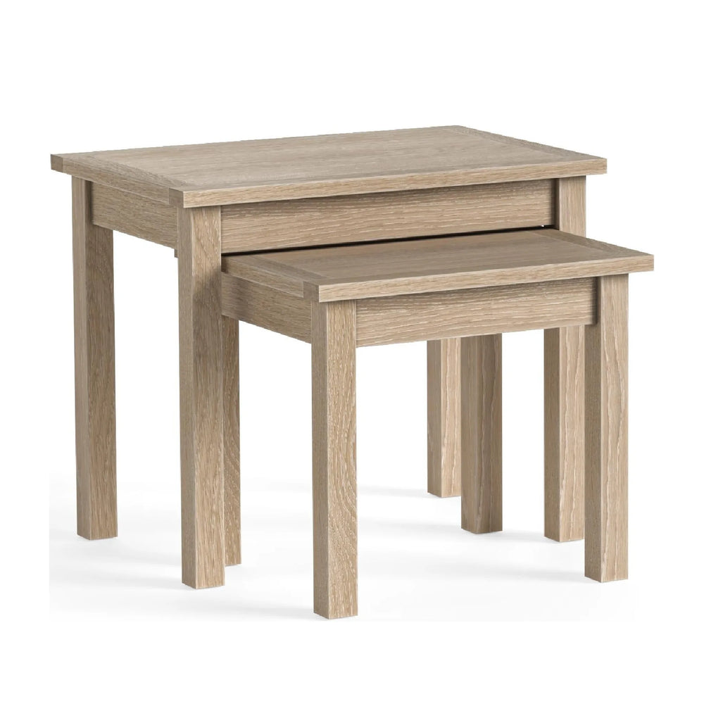 Meadow Brook Oak Nest of Tables
