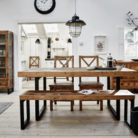 Nassau 140cm Bench - Solid Reclaimed Wood