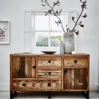 Nassau Wide Sideboard in Solid Reclaimed Wood