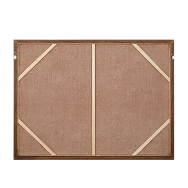 Stone Poise Heavy Textured Hessian Wall Art 120x90cm