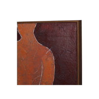 Stone Poise Heavy Textured Hessian Wall Art 120x90cm
