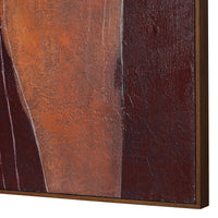 Stone Poise Heavy Textured Hessian Wall Art 120x90cm