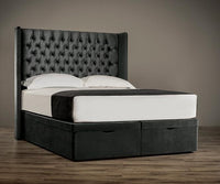 Galaxy 6ft Ottoman End-Lift Storage Divan Base Only