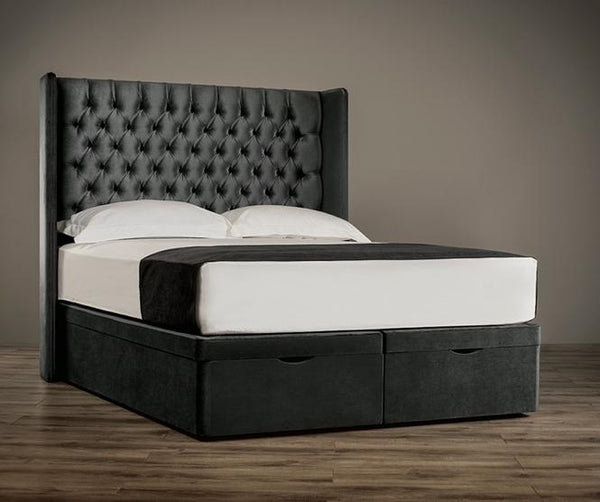 Galaxy 6ft Ottoman End-Lift Storage Divan Base Only