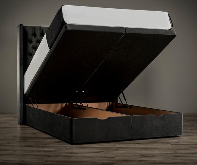 Galaxy 5ft Ottoman End-Lift Storage Divan Base Only