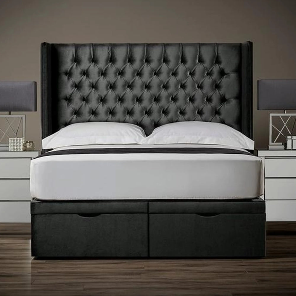 Galaxy 6ft Ottoman End-Lift Storage Divan Base Only