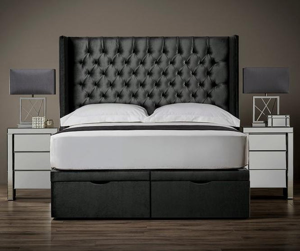 Galaxy 4ft6 Ottoman End-Lift Storage Divan Base Only
