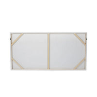 Abstract Golden Reeds Canvas Wall Art 150x75cm