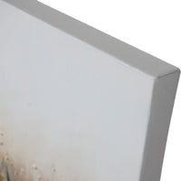 Abstract Golden Reeds Canvas Wall Art 150x75cm