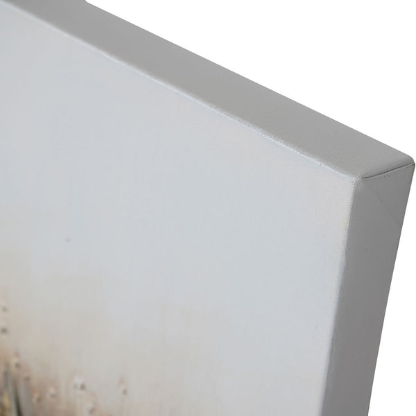 Abstract Golden Reeds Canvas Wall Art 150x75cm