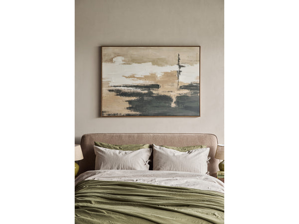 Sable Rise Hand Embellished Framed Canvas Wall Art 100x140cm