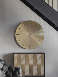 Santa Cruz Gold Metal Wall Clock