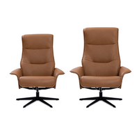 Siri Panelled Back 1000 Recliner Leather