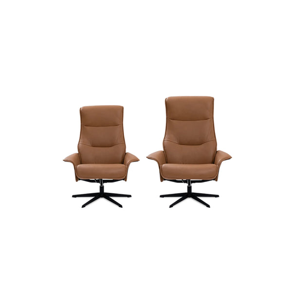 Siri Panelled Back 1000 Recliner Leather
