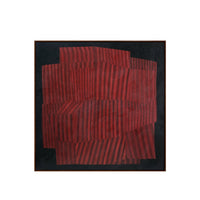 Strata Relief Textured Framed Canvas Wall Art