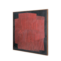 Strata Relief Textured Framed Canvas Wall Art