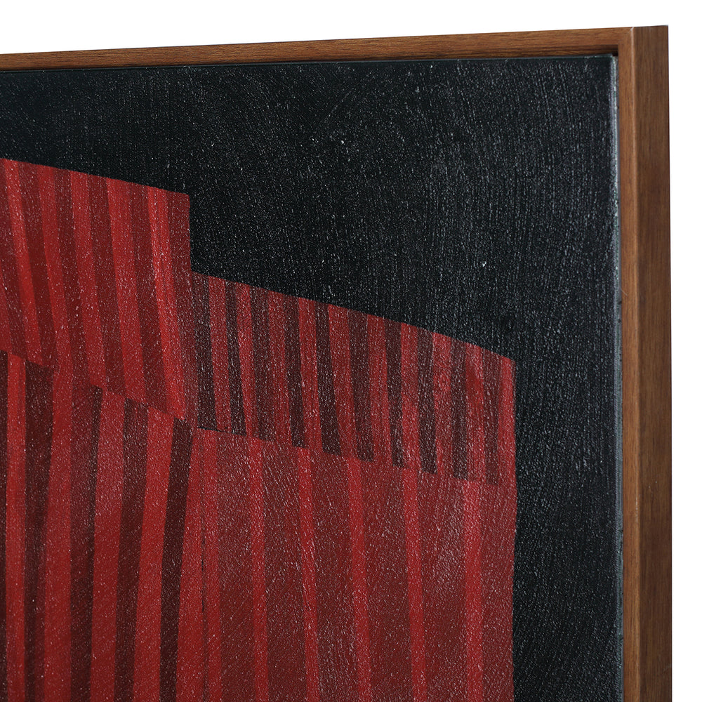 Strata Relief Textured Framed Canvas Wall Art