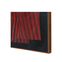 Strata Relief Textured Framed Canvas Wall Art