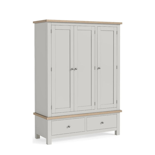 Meadow Brook Oak Triple Wardrobe