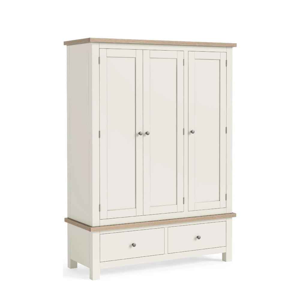 Meadow Brook Oak Triple Wardrobe