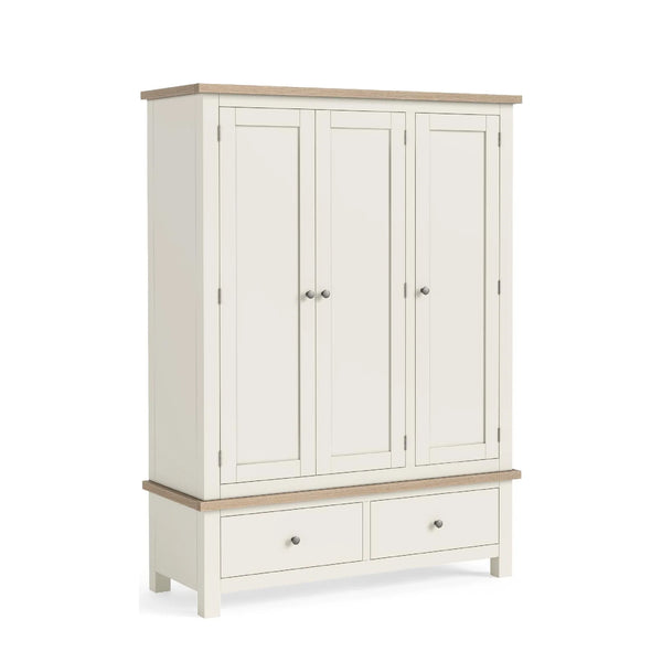 Meadow Brook Oak Triple Wardrobe