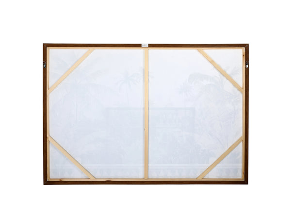 Vintage Lake Framed Canvas Wall Art 100x140cm
