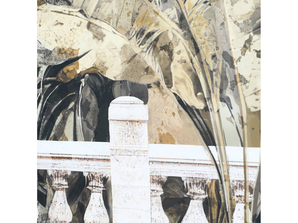 Vintage Lake Framed Canvas Wall Art 100x140cm