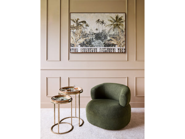 Vintage Lake Framed Canvas Wall Art 100x140cm