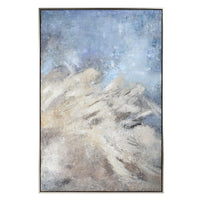 Windswept Heavy Textured Framed Canvas Wall Art 80x120cm